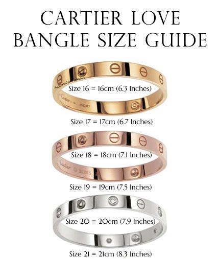 cartier bracelet 6 diamonds|cartier love bangle size chart.